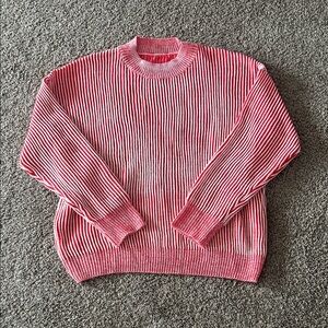 Striped Pink Sweater for Women